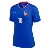 Camiseta Francia Kylian Mbappe #10 Primera Equipación Replica Eurocopa 2024 para mujer mangas cortas